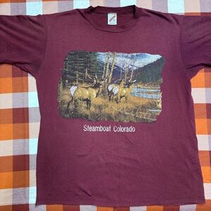 1990 Teletrend Steamboat Colorado nature t-shirt on a vintage Jerzees tag